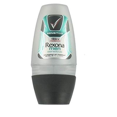 6 x REXONA Men "Sensitive" Deodorant Roll-On - 50 ml