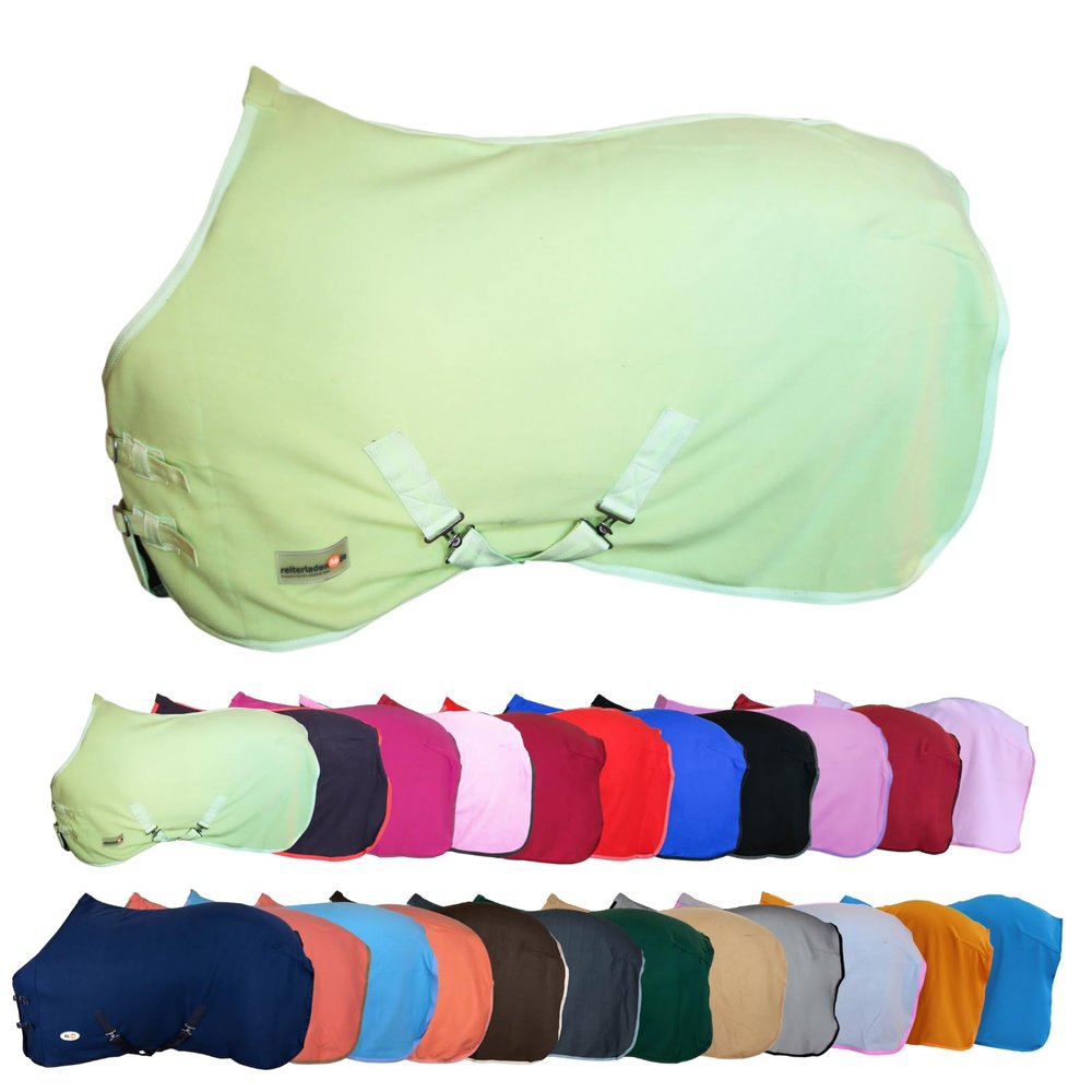 RL24 Basicline Sweat Rug with Cross Surcingles, Light Green, 95 cm