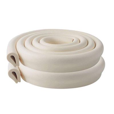 Vicloon Corner Guard, 2 x 2 m U-Shaped Self-Adhesive Foam Edge Protector, Beige