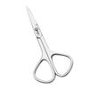 Gifaz Carbon Steel Nail Scissors with Triangular Handles, Made in Italy – 90 mm Curved Blades view 1