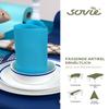 Sovie HORECA Airlaid Cutlery Napkins 40 x 40 cm, Premium Disposable Napkins, 100 Count, Aqua Blue view 4