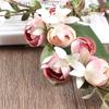 Floral Fall Women's Adjustable Bridal Wreath Crown Hair Headband, Flower Garland Halo F-83, Medium, One view 3