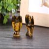 QGEM Natural Tiger's Eye Crystal Guardian Angel, 3.8 cm, Reiki Healing, 1.5 in view 2