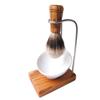D.O.M. Synthetic-Hair Shaving Brush (Vegan) with Olive Wood Handle, Sir George view 4