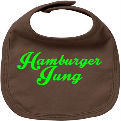 EZYshirt Hamburger Jung Baby Bib Neckerchief