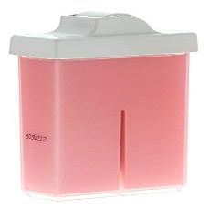 Narrow Pink Rose Titanium Wax Cartridge, 15 mm Roller Applicator, Kosmetex Premium