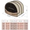 HobbyDog BUSBWL2 Souffleur Dog & Cat Cave Bed with Free Toy Rope, S–XL (S: 45 x 33 cm) view 2