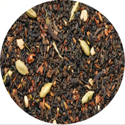Eder Gewürze Pu-Erh Black Tea Chai with Cinnamon-Cardamom Flavor, Flavored, 250 g