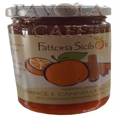 Fattoria Sicilsole Organic Orange-Cinnamon Marmalade (370 g)