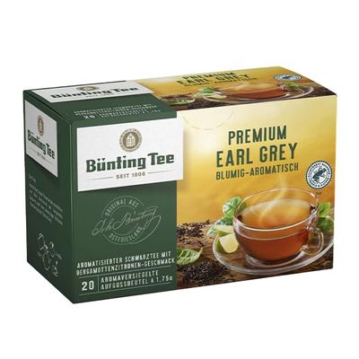 Bnting Premium Earl Grey Tea - 20 Tea Bags (Floral - Aromatic)