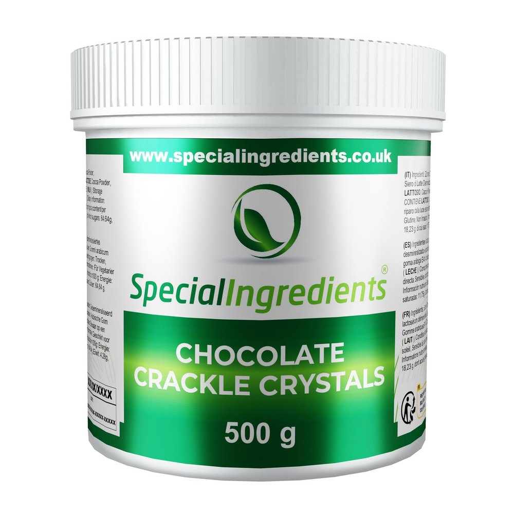 Special Ingredients Chocolate Crackle Crystals Popping Candy 500 g, Highest Quality, GMO-Free