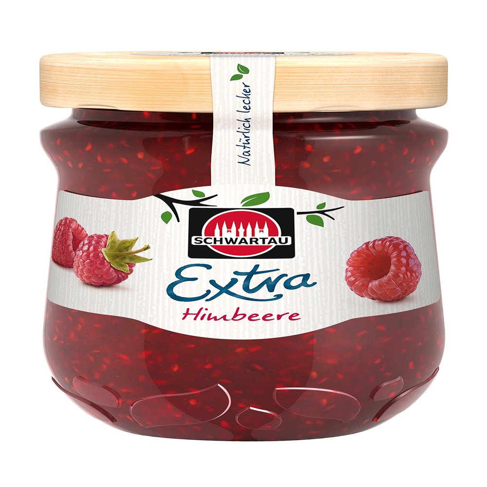 Schwartau Extra Raspberry Jam, 8-Pack (8 x 340 g)