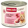 animonda Carny Cat Wet Food Beef + Turkey + Shrimp (6 x 200g) view 1