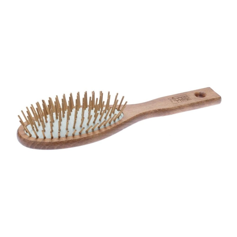 nippes Solingen Pneumatic Hair Brush, Antistatic, Beechwood Handle