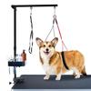 SHELANDY Grooming Arm with Clamp for Large and Small Dogs, 88.9 cm, Height-Adjustable, with Two No-Sit Grooming Loops, Black view 1