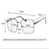 MEDOLONG Men's Anti-Blue-Light Progressive Multifocal Reading Glasses, Metal Frame RG30 view 4