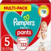 Pampers Baby-Dry Pants, Size 5 Junior, 11–18 kg, Monthly Box, 132 Count view 1