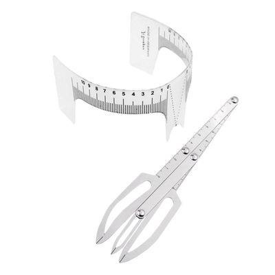 Gazechimp Reusable Microblading Tool with Eyebrow Measuring Rulers