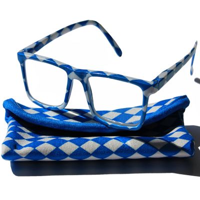 argus Men's Reading Glasses, Bavarian Diamond Pattern, Oktoberfest (+1.5 dpt)