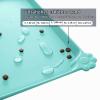Reopet Silicone Pet Feeding Mats with Raised Edges – Waterproof Dog & Cat Mats – Choose Sizes view 3