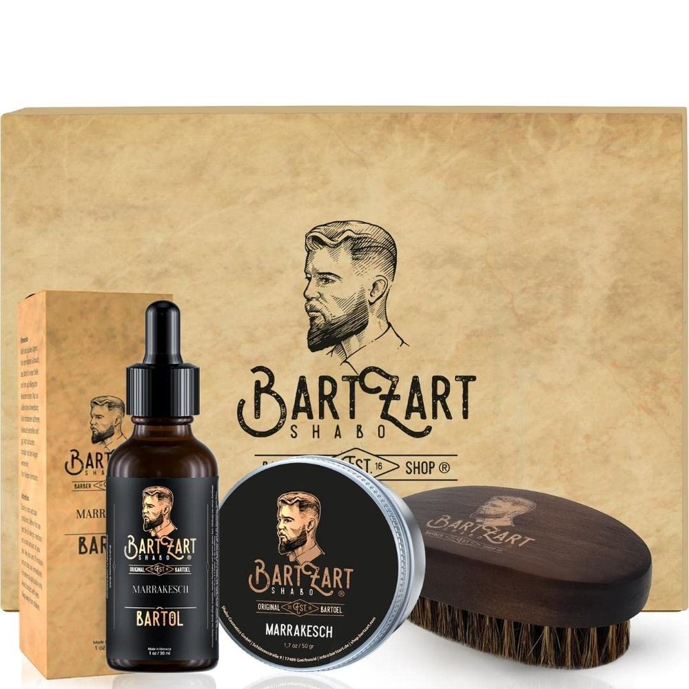 BartZart Shabo Beard Care Set with Cedarwood