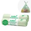 bioMat 10 L Compostable, Climate-Neutral Organic Waste Bags with Handles, 52 Count, DINplus Certified, Green view 1