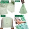 bioMat 10 L Compostable, Climate-Neutral Organic Waste Bags with Handles, 52 Count, DINplus Certified, Green view 3