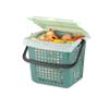 bioMat 10 L Compostable, Climate-Neutral Organic Waste Bags with Handles, 52 Count, DINplus Certified, Green view 4