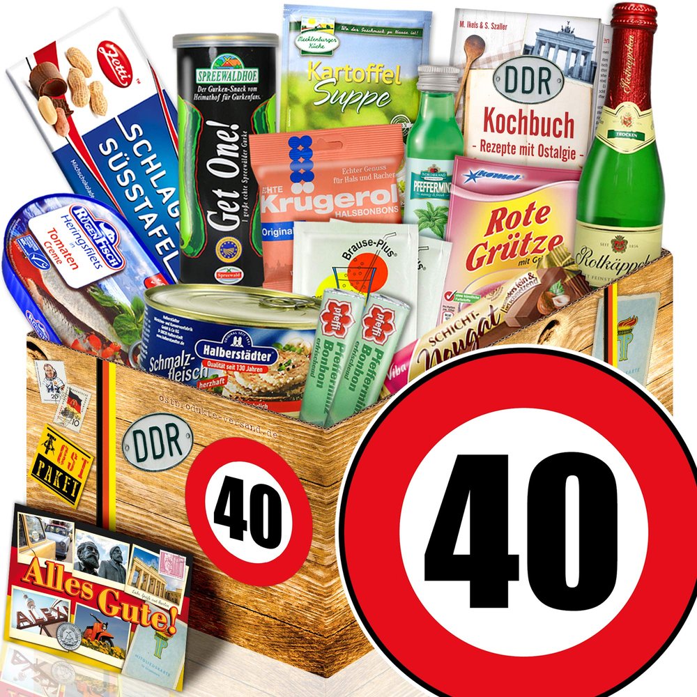 DDR Gifts – 12-Piece Gift Box for a Woman’s 40th Birthday