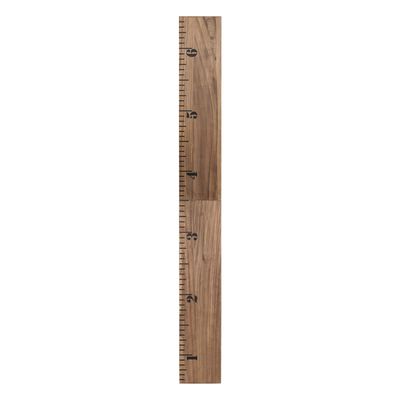 Kate and Laurel 6.5-Foot Rustic Brown Wooden Growth Chart