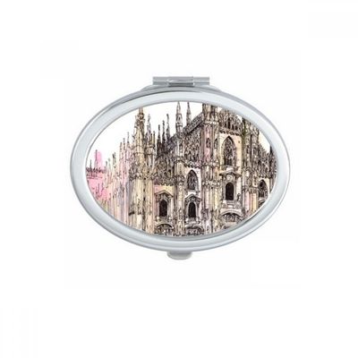 DIYthinker Milan Cathedral Oval Compact Makeup Mirror