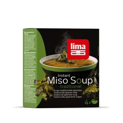 LIMA Instant Miso Soup, 4-Pack (4 x 40 g)