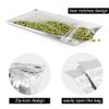 GooGou Resealable Mylar Aluminum Foil Bags, Odor-Proof, 100 Count (18 x 26 cm) view 4