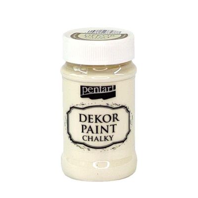 Zita's Creative Decor Paint Chalky Matte 100 ml - Ivory. Chalk Paint, Vintage Paint, Matte Paint, Craft Paint