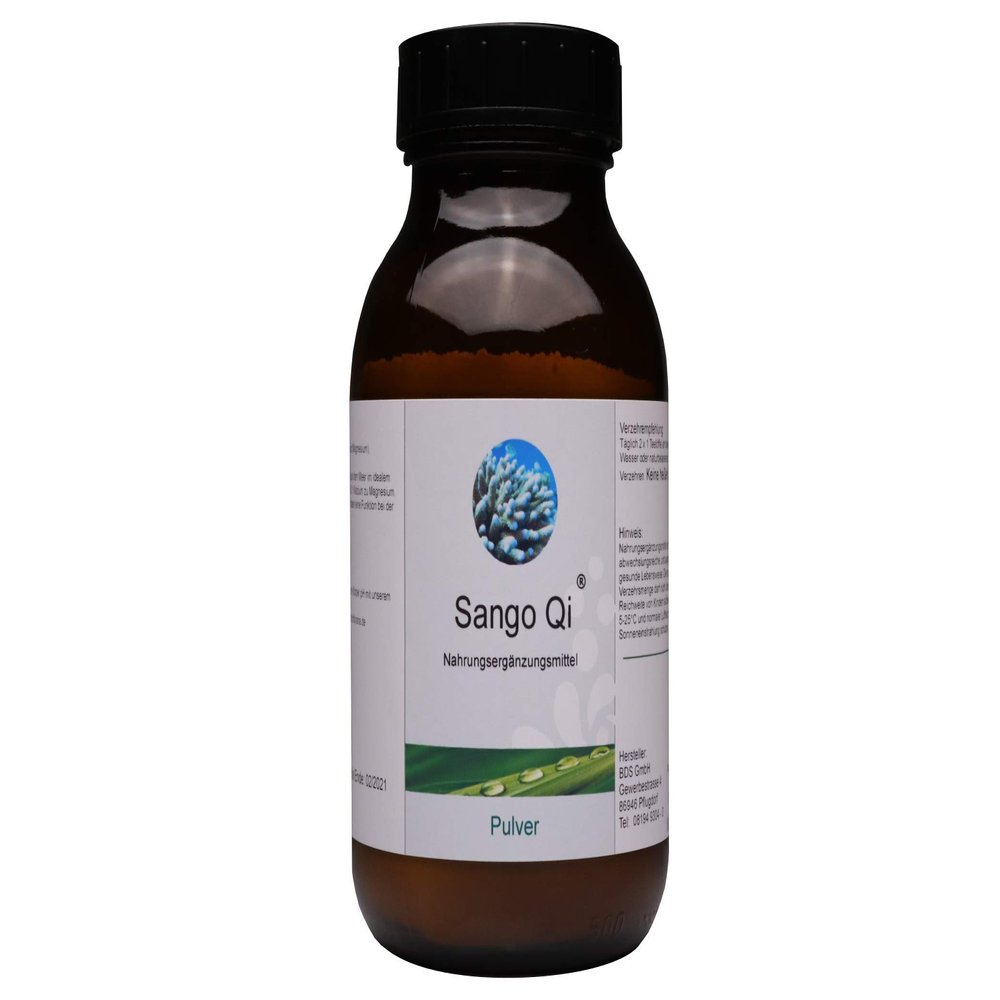 Sango Qi – 500 g Powder – High-Dose Natural Calcium and Magnesium – Alkaline