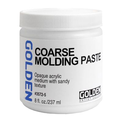 Structured Texture Paste (Coarse Molding Paste), 236 ml, Golden