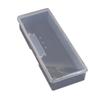 Transparent Plastic Storage Box for Nail Accessories, White, One Size view 1
