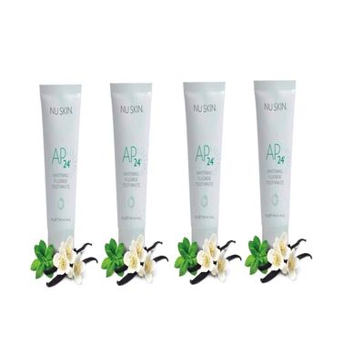 Nu Skin AP 24 Whitening Fluoride Toothpaste, 4-Pack