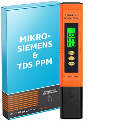 Measury TDS Water Meter - EC Conductivity Meter