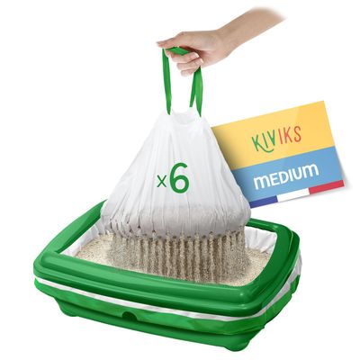 KIVIKS Kit with 6 Zero-Waste Filter Bags - M x 6