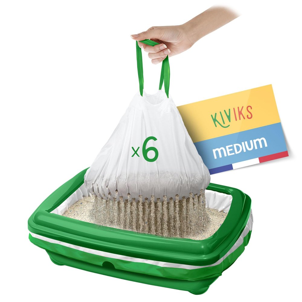 KIVIKS Kit with 6 Zero-Waste Filter Bags - M x 6