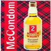 I LUV LTD Pack of 2 McCondom Latex Condoms with Scotch Whisky Flavor view 1