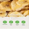 Vitalesia Unsweetened Plantain Chips, 1 kg, Dried, Roasted, Unsulphured view 4