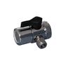 Planet-Aqua Faucet Adapter Without Double-Thread Adapter, with Aerator, 22 mm Female Thread and 1/4 in Hose Outlet view 1