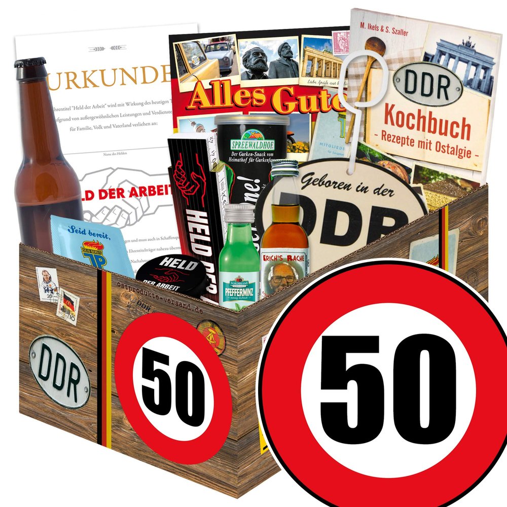 Men's Gift Box for a 50th Birthday