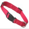 Scarlet Pet | Universal Dog Collar with Click Closure and Adjustable Length; Various Colors and Sizes; Durable Nylon (XS: 21-32 x 1 cm/Red) view 1