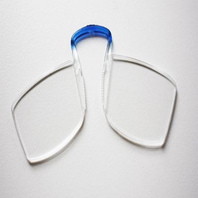 argus Transparent Pince-Nez Reading Glasses, Credit-Card Size, for Women or Men (+1.5 dpt.)