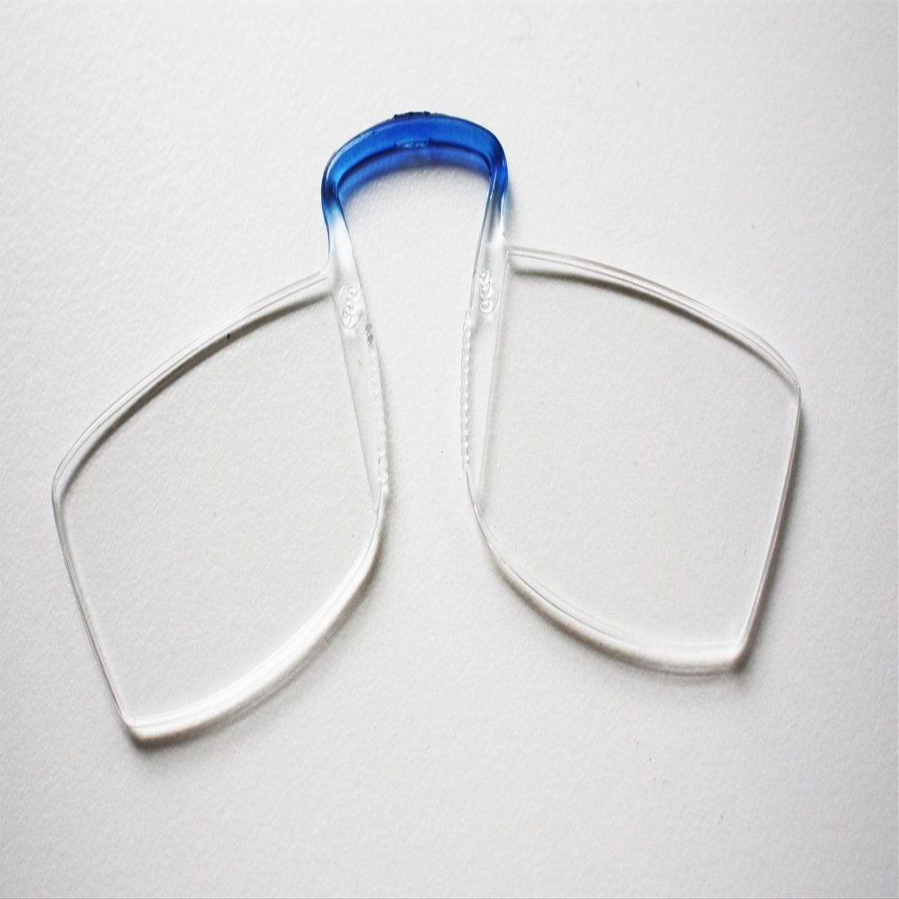 argus Transparent Pince-Nez Reading Glasses, Credit-Card Size, for Women or Men (+1.5 dpt.)