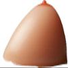 ZCOINS Non-Adhesive Silicone Breast Forms, Teardrop Shape, Skin-XXS, 300 g/Pair view 4