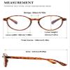 VEVESMUNDO Anti-Blue-Light Round Reading Glasses, Matte Brown, +1.5 view 2